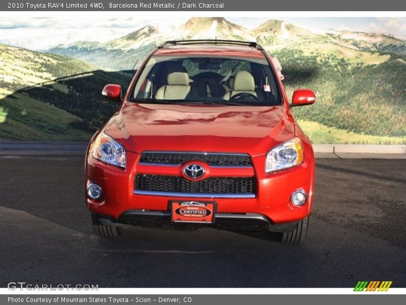 Barcelona Red Metallic / Dark Charcoal 2010 Toyota RAV4 Limited 4WD