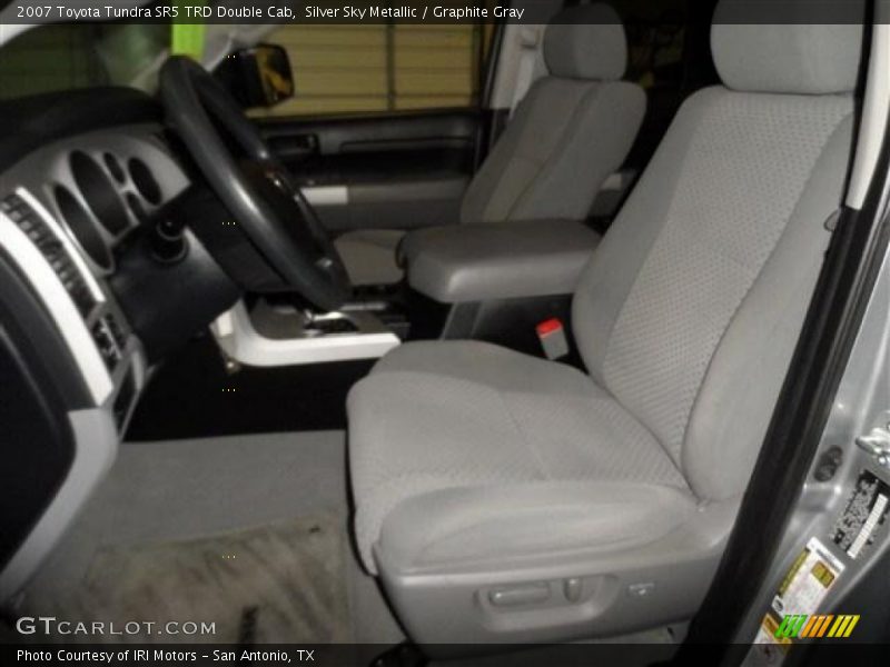 Silver Sky Metallic / Graphite Gray 2007 Toyota Tundra SR5 TRD Double Cab