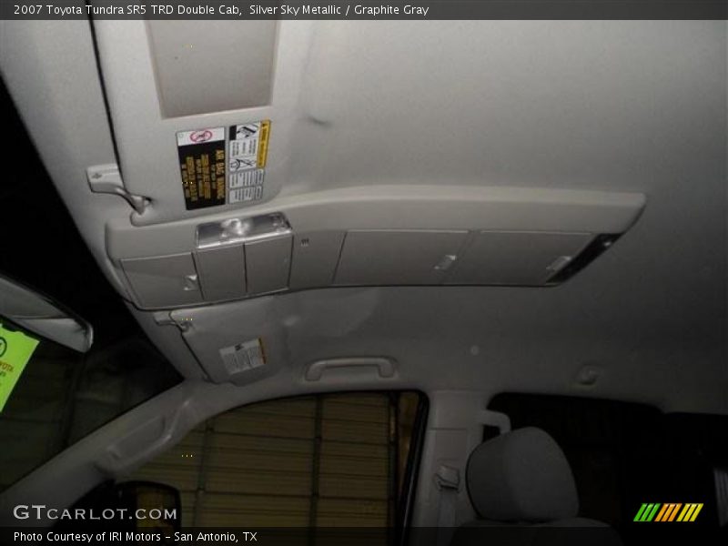 Silver Sky Metallic / Graphite Gray 2007 Toyota Tundra SR5 TRD Double Cab