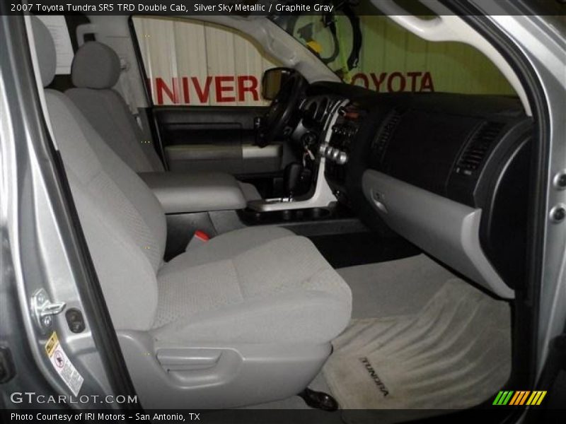 Silver Sky Metallic / Graphite Gray 2007 Toyota Tundra SR5 TRD Double Cab
