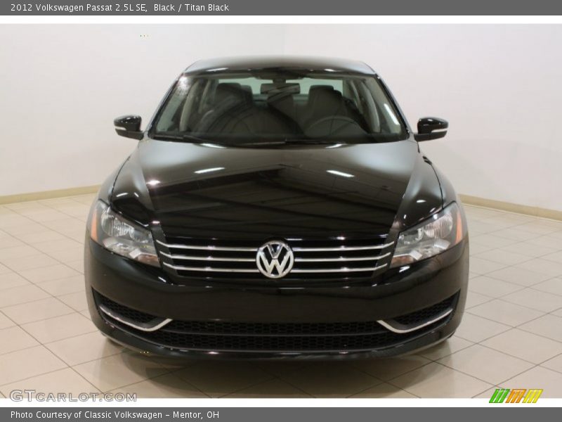 Black / Titan Black 2012 Volkswagen Passat 2.5L SE