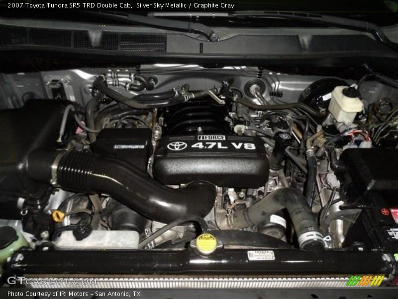 Silver Sky Metallic / Graphite Gray 2007 Toyota Tundra SR5 TRD Double Cab