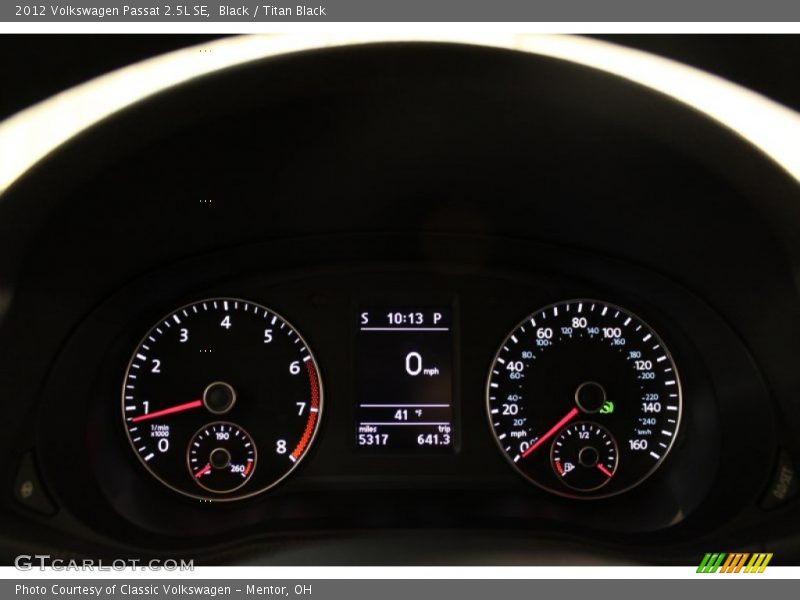 Black / Titan Black 2012 Volkswagen Passat 2.5L SE