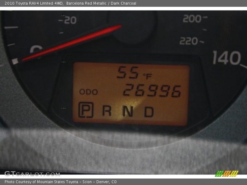 Barcelona Red Metallic / Dark Charcoal 2010 Toyota RAV4 Limited 4WD