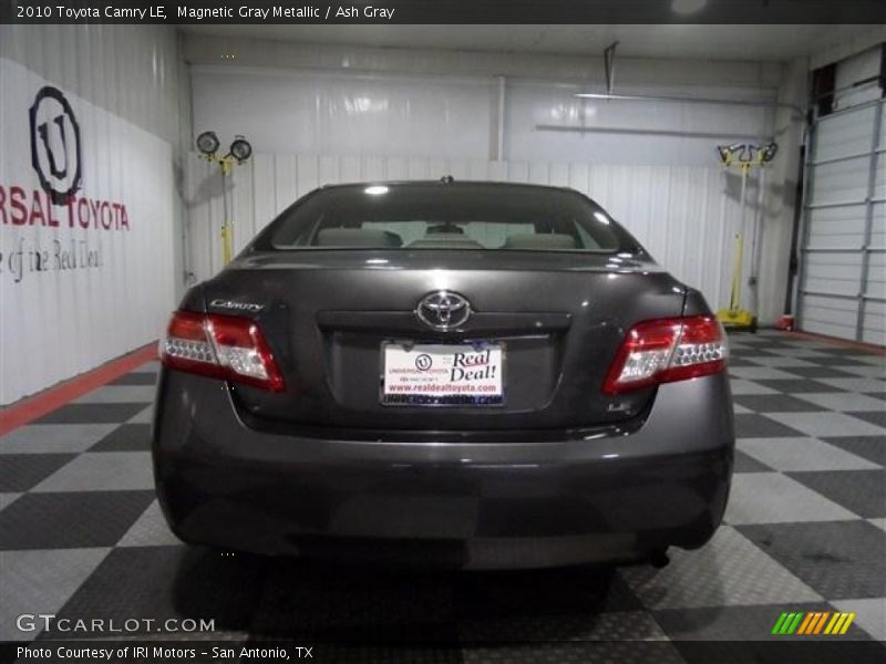 Magnetic Gray Metallic / Ash Gray 2010 Toyota Camry LE