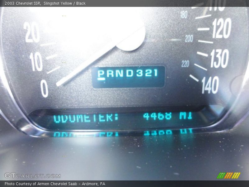 Slingshot Yellow / Black 2003 Chevrolet SSR