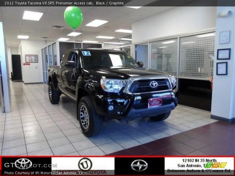 Black / Graphite 2012 Toyota Tacoma V6 SR5 Prerunner Access cab