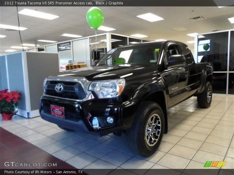 Black / Graphite 2012 Toyota Tacoma V6 SR5 Prerunner Access cab