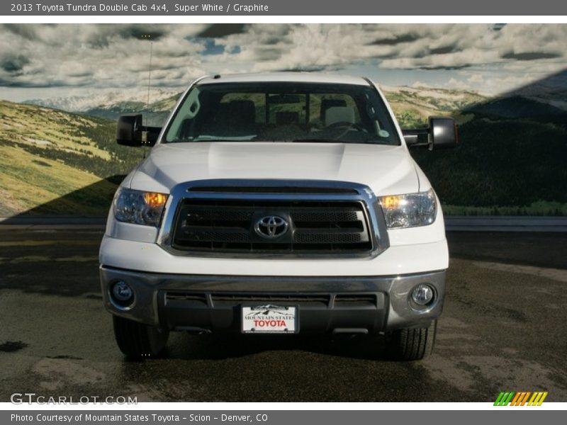 Super White / Graphite 2013 Toyota Tundra Double Cab 4x4