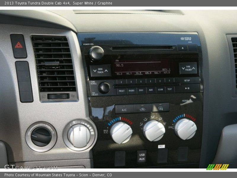 Super White / Graphite 2013 Toyota Tundra Double Cab 4x4