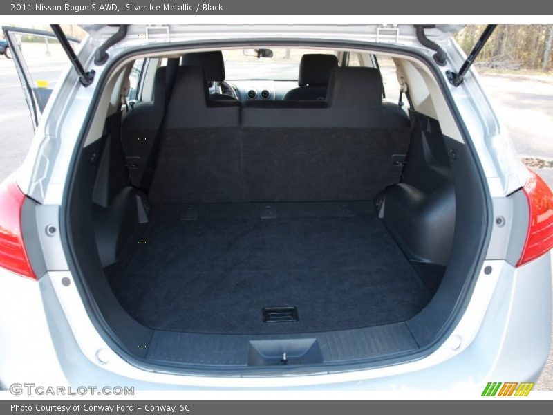 Silver Ice Metallic / Black 2011 Nissan Rogue S AWD