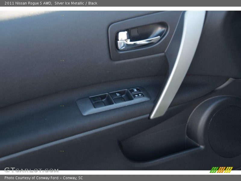 Silver Ice Metallic / Black 2011 Nissan Rogue S AWD