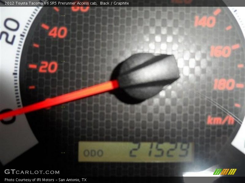 Black / Graphite 2012 Toyota Tacoma V6 SR5 Prerunner Access cab