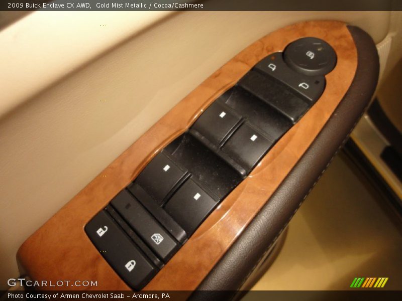 Gold Mist Metallic / Cocoa/Cashmere 2009 Buick Enclave CX AWD