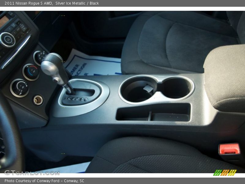 Silver Ice Metallic / Black 2011 Nissan Rogue S AWD