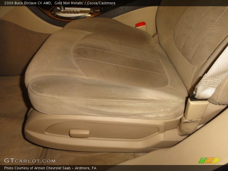 Gold Mist Metallic / Cocoa/Cashmere 2009 Buick Enclave CX AWD