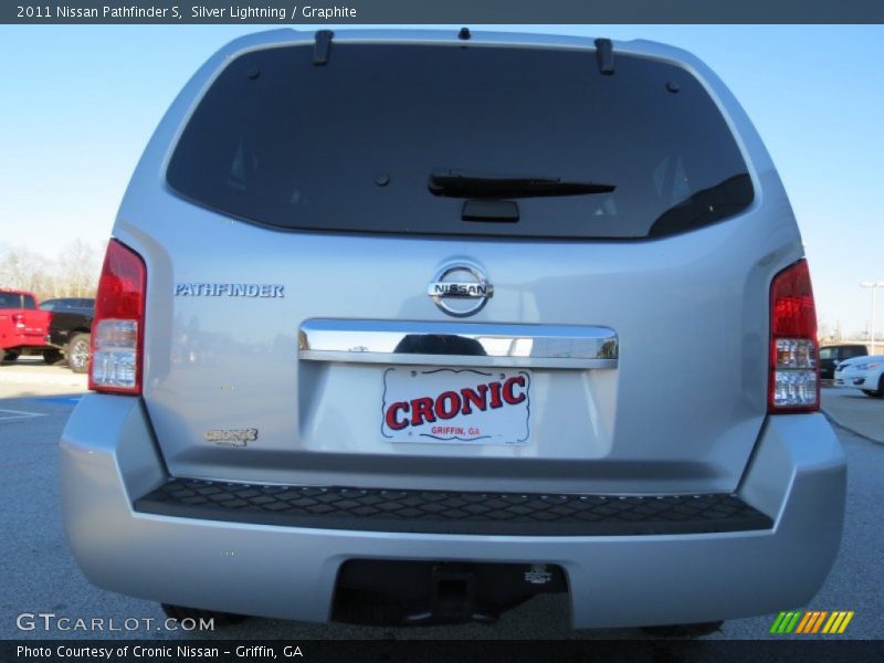 Silver Lightning / Graphite 2011 Nissan Pathfinder S