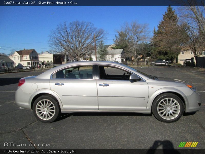 Silver Pearl Metallic / Gray 2007 Saturn Aura XR