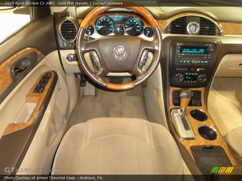 Dashboard of 2009 Enclave CX AWD