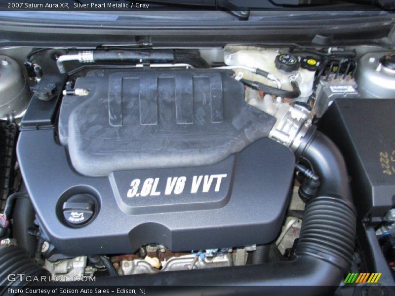 Silver Pearl Metallic / Gray 2007 Saturn Aura XR