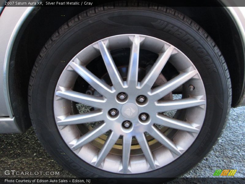 Silver Pearl Metallic / Gray 2007 Saturn Aura XR