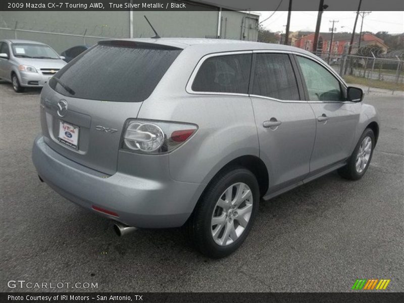 True Silver Metallic / Black 2009 Mazda CX-7 Touring AWD