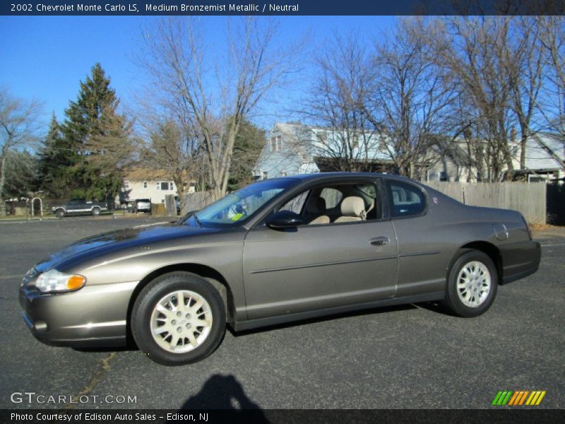  2002 Monte Carlo LS Medium Bronzemist Metallic