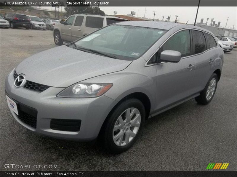 True Silver Metallic / Black 2009 Mazda CX-7 Touring AWD