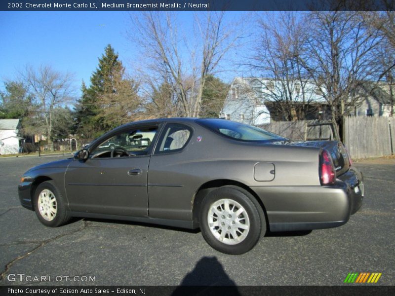 Medium Bronzemist Metallic / Neutral 2002 Chevrolet Monte Carlo LS