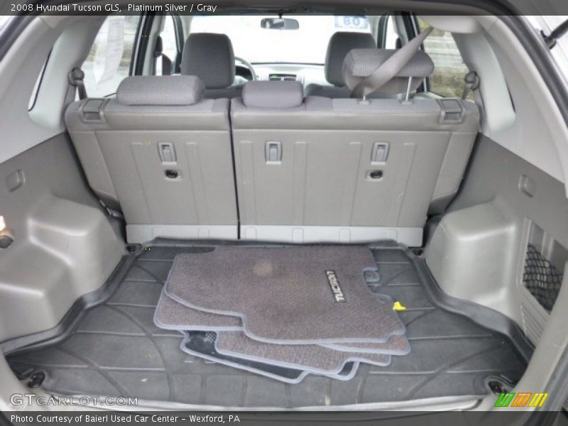 Platinum Silver / Gray 2008 Hyundai Tucson GLS