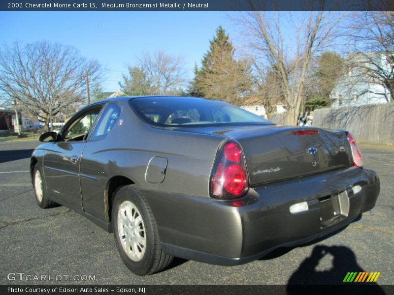  2002 Monte Carlo LS Medium Bronzemist Metallic