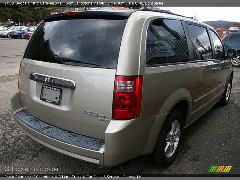 Light Sandstone Metallic / Medium Slate Gray/Light Shale 2009 Dodge Grand Caravan SXT