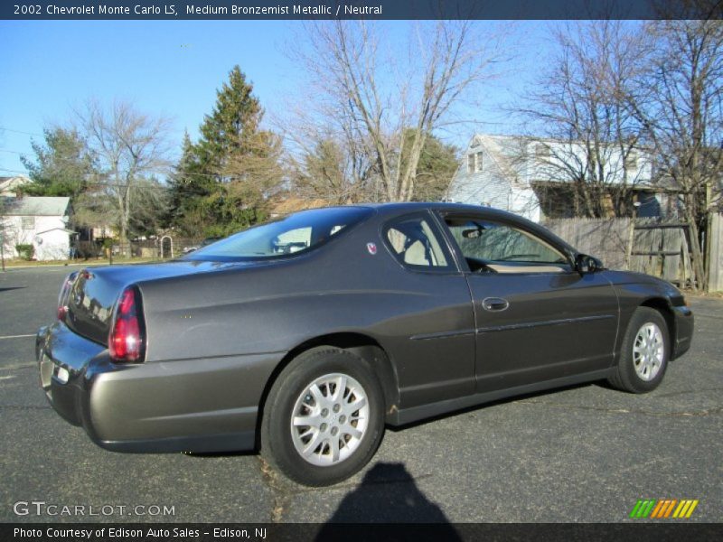 Medium Bronzemist Metallic / Neutral 2002 Chevrolet Monte Carlo LS