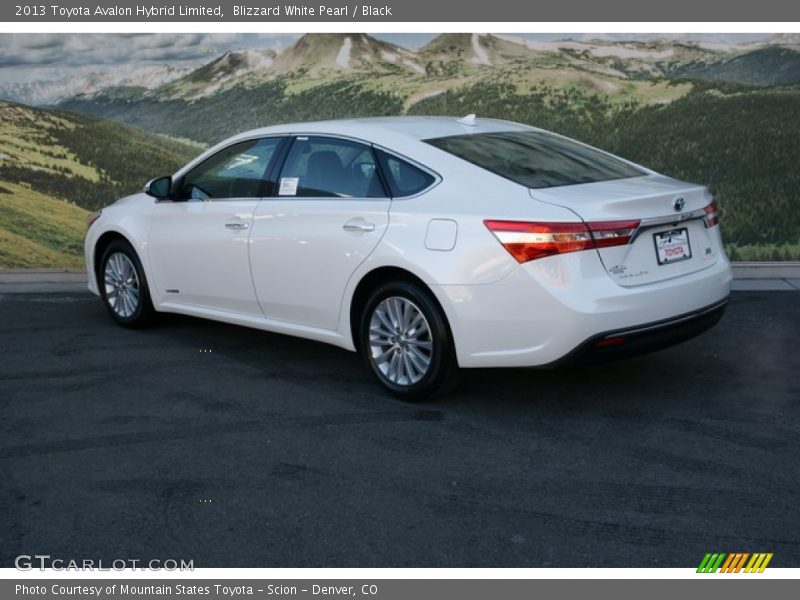 Blizzard White Pearl / Black 2013 Toyota Avalon Hybrid Limited