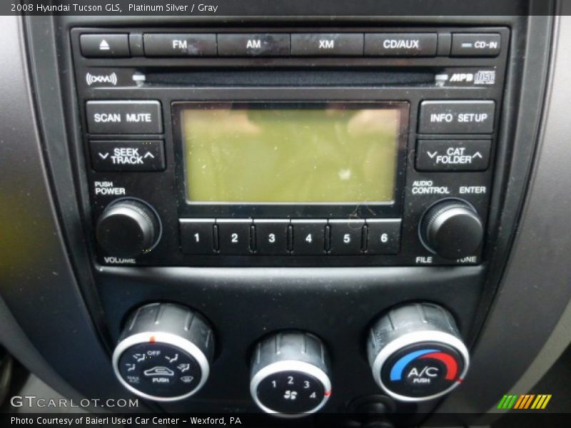 Platinum Silver / Gray 2008 Hyundai Tucson GLS