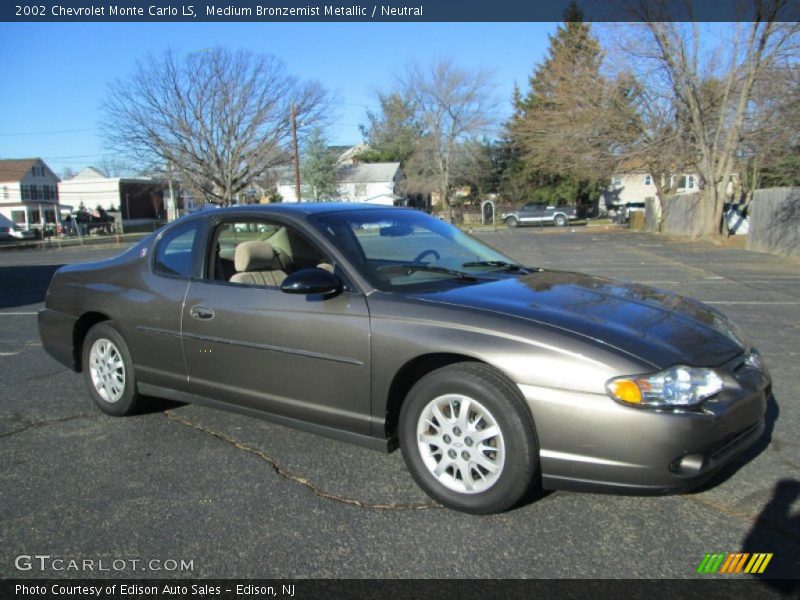 Medium Bronzemist Metallic / Neutral 2002 Chevrolet Monte Carlo LS