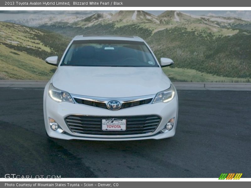 Blizzard White Pearl / Black 2013 Toyota Avalon Hybrid Limited