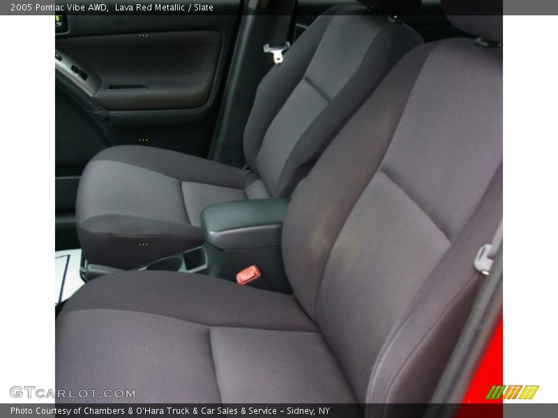 Lava Red Metallic / Slate 2005 Pontiac Vibe AWD