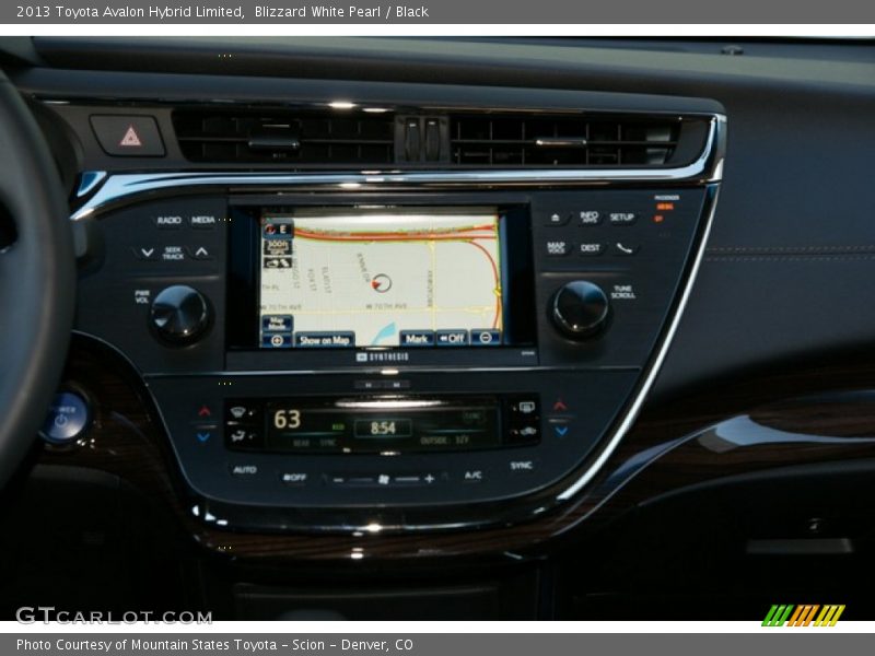Blizzard White Pearl / Black 2013 Toyota Avalon Hybrid Limited