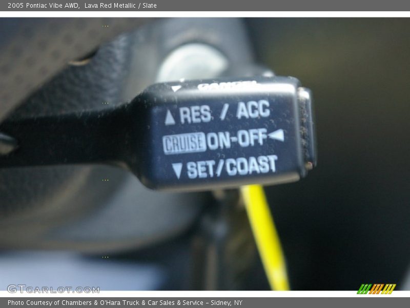 Lava Red Metallic / Slate 2005 Pontiac Vibe AWD
