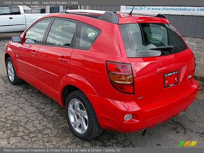 Lava Red Metallic / Slate 2005 Pontiac Vibe AWD