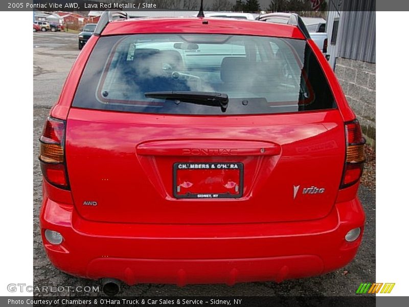 Lava Red Metallic / Slate 2005 Pontiac Vibe AWD
