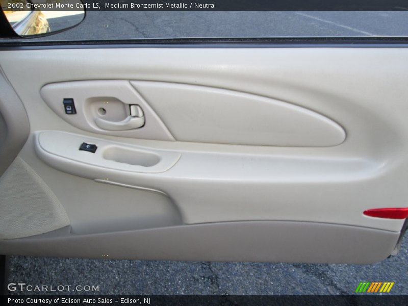 Medium Bronzemist Metallic / Neutral 2002 Chevrolet Monte Carlo LS