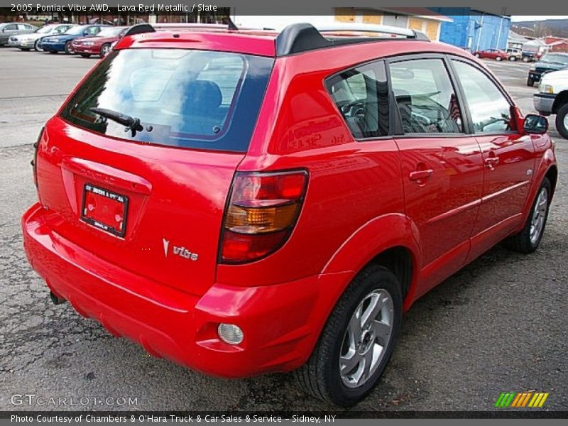 Lava Red Metallic / Slate 2005 Pontiac Vibe AWD