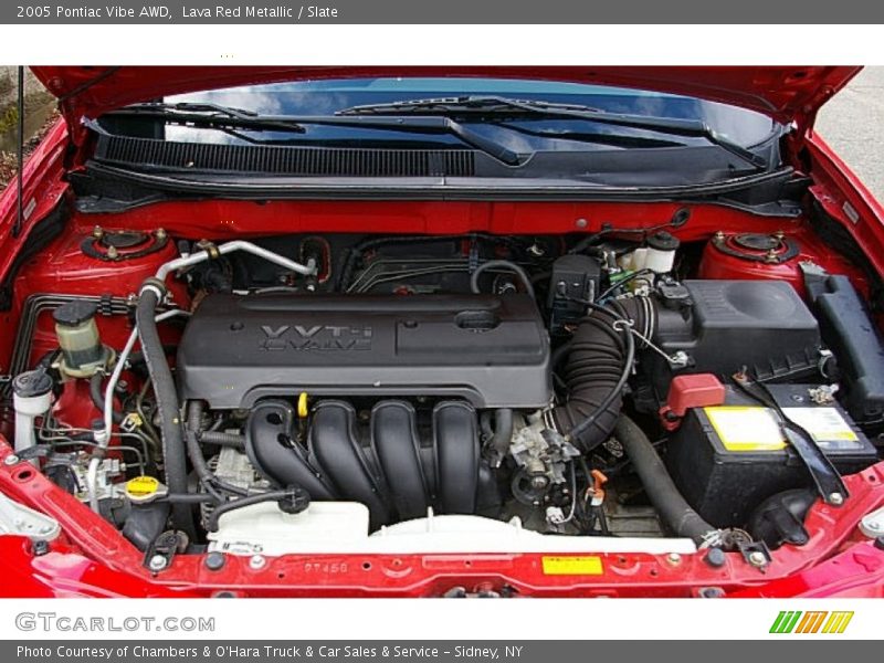 Lava Red Metallic / Slate 2005 Pontiac Vibe AWD