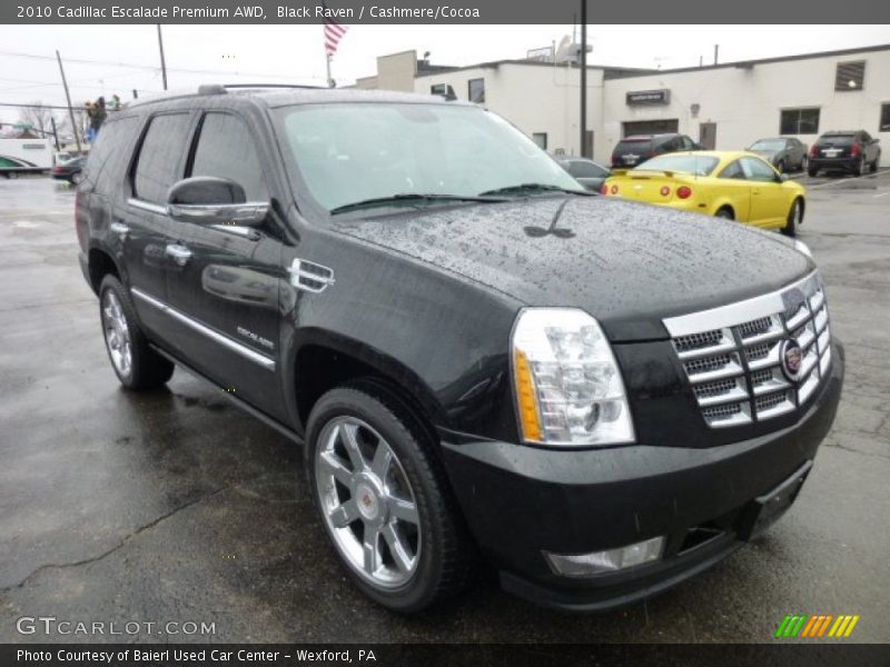 Black Raven / Cashmere/Cocoa 2010 Cadillac Escalade Premium AWD
