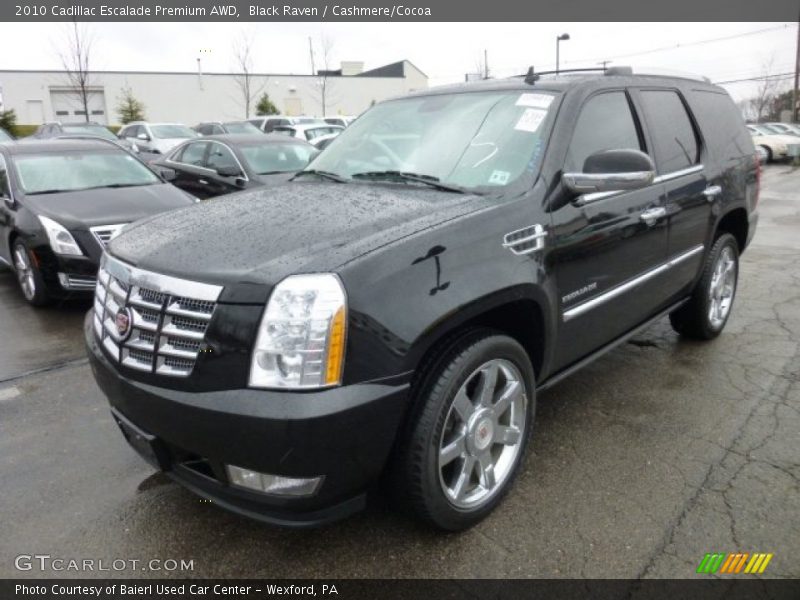 Black Raven / Cashmere/Cocoa 2010 Cadillac Escalade Premium AWD