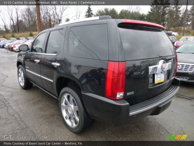 Black Raven / Cashmere/Cocoa 2010 Cadillac Escalade Premium AWD