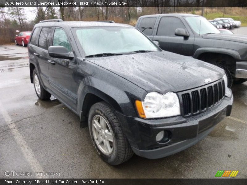 Black / Medium Slate Gray 2006 Jeep Grand Cherokee Laredo 4x4