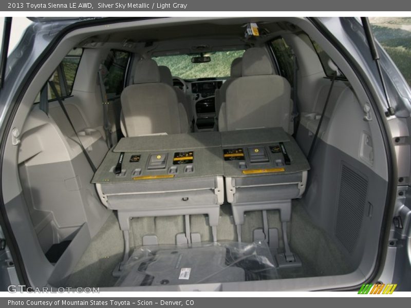 Silver Sky Metallic / Light Gray 2013 Toyota Sienna LE AWD